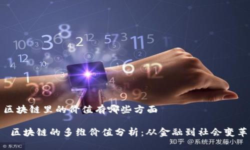 区块链里的价值有哪些方面

 区块链的多维价值分析：从金融到社会变革
