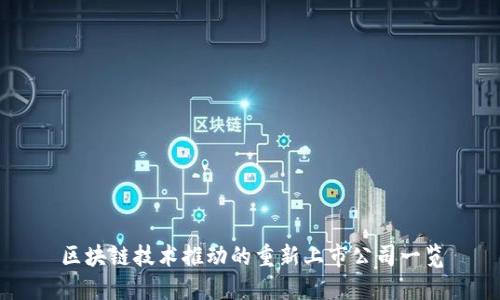区块链技术推动的重新上市公司一览